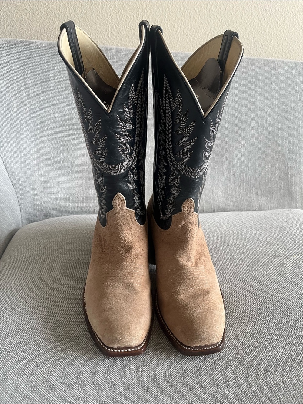 Anderson Bean Top Hand Smooth Ostrich boots 10 EE